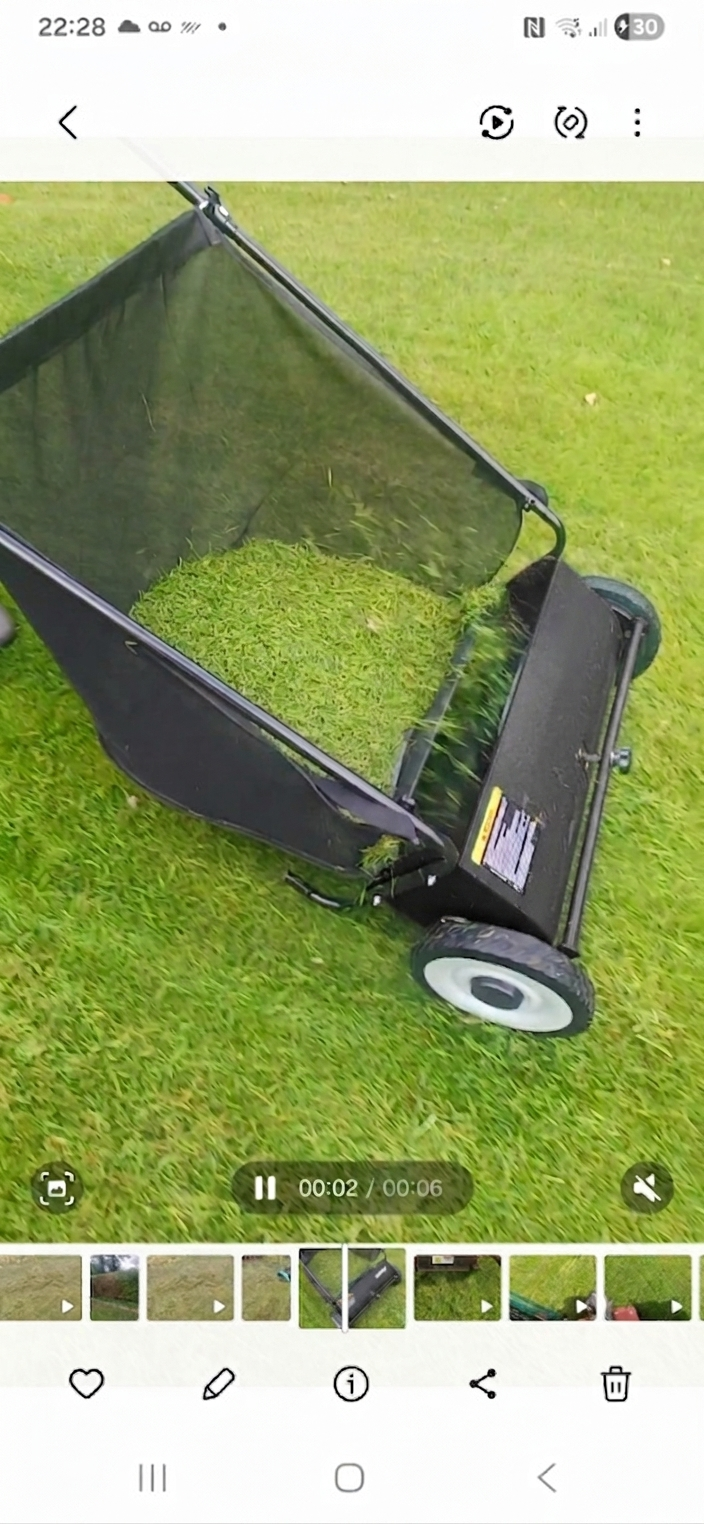 Leaf and Thatch Sweeper